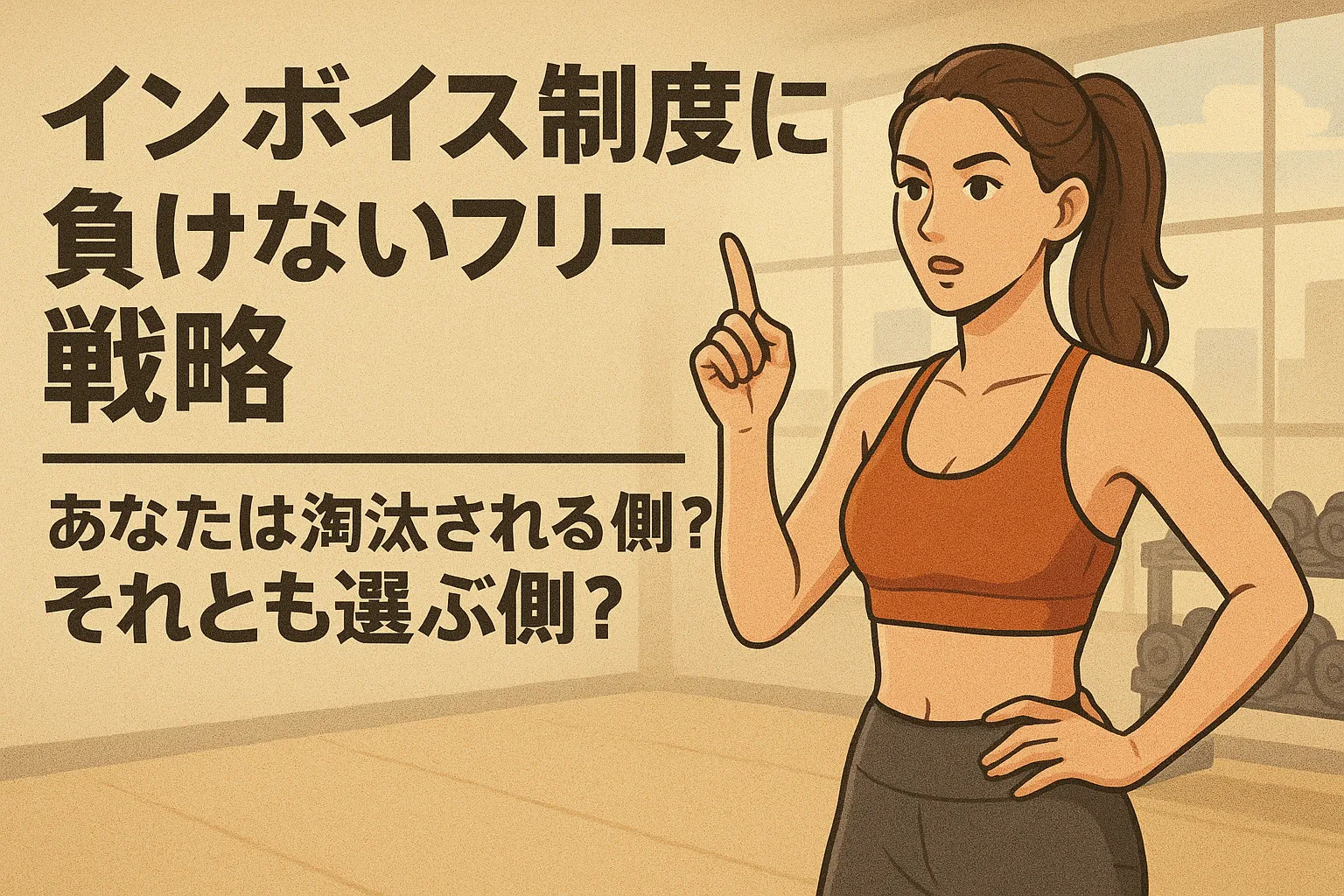 ３．インボイス制度に負けないフリーランス戦略 ー あなたは淘汰される側？それとも選ぶ側？